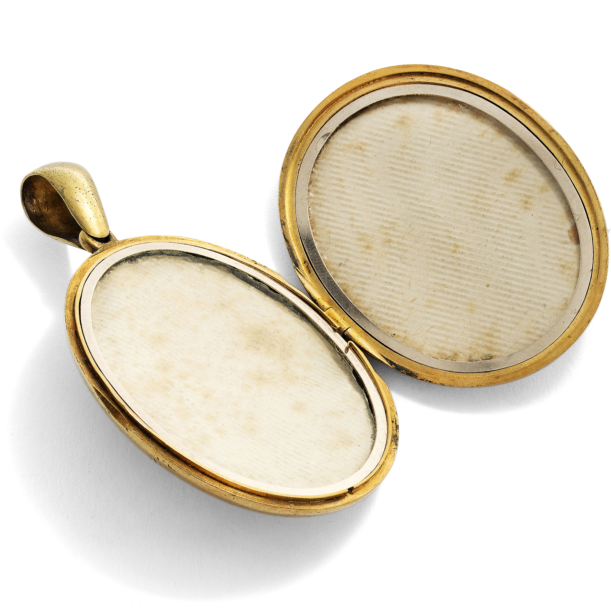 Large Antique Gold Locket Pendant, Circa 1875 Large Antique Gold Locket Pendant, Circa 1875