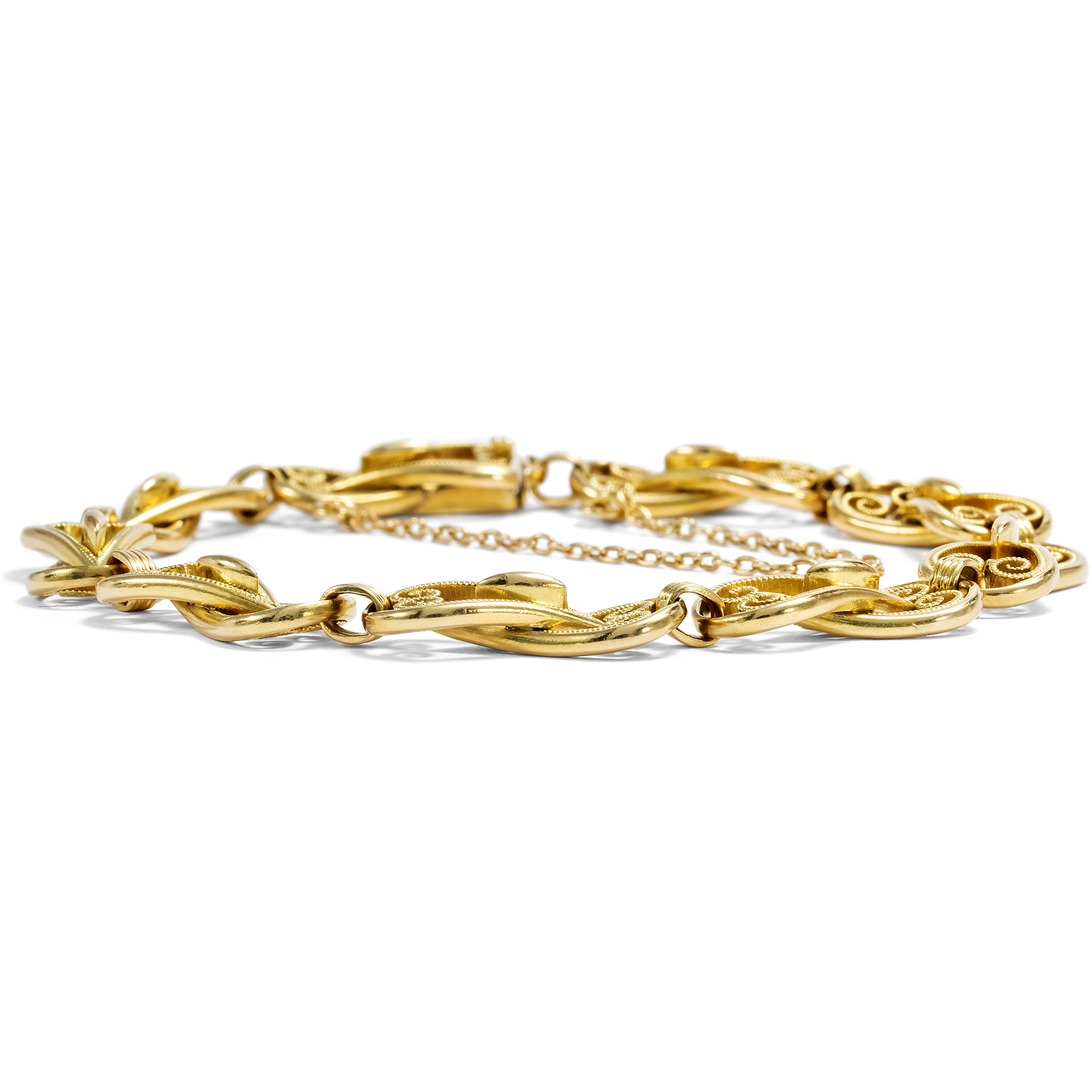 Antikes Armband aus hochkarätigem Gold, Frankreich um 1910 Antikes Armband aus hochkarätigem Gold, Frankreich um 1910