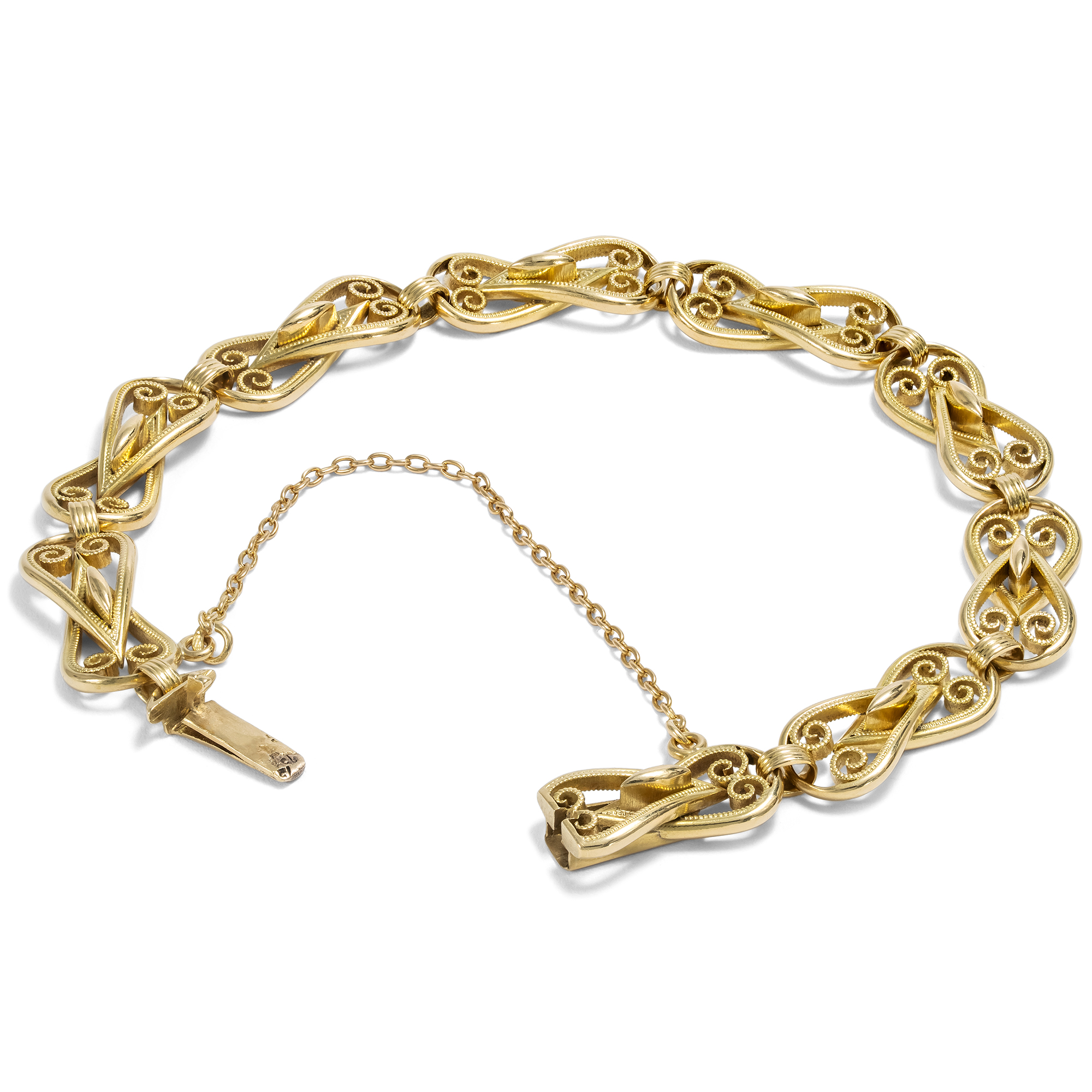 Antikes Armband aus hochkarätigem Gold, Frankreich um 1910 Antikes Armband aus hochkarätigem Gold, Frankreich um 1910