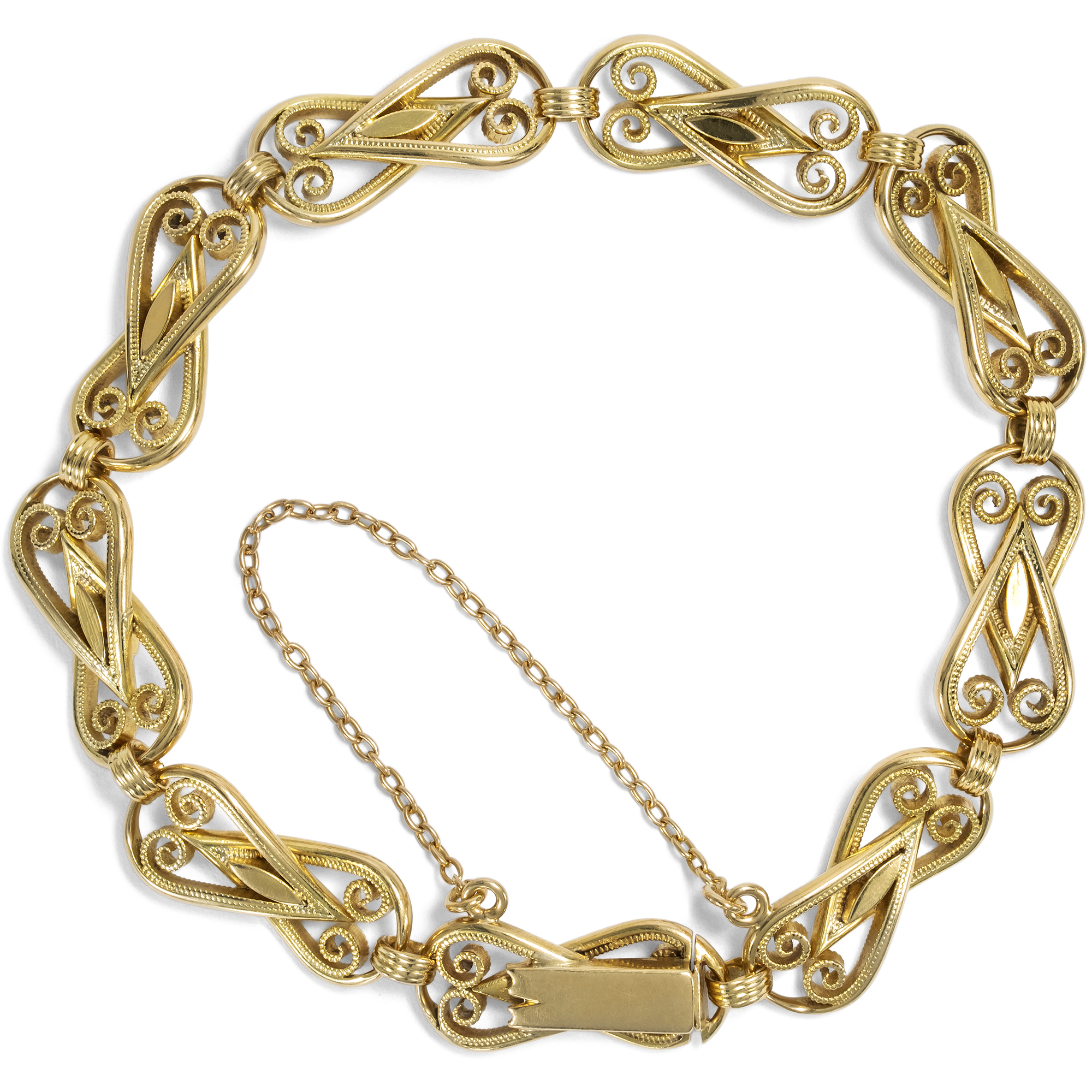 Antikes Armband aus hochkarätigem Gold, Frankreich um 1910 Antikes Armband aus hochkarätigem Gold, Frankreich um 1910