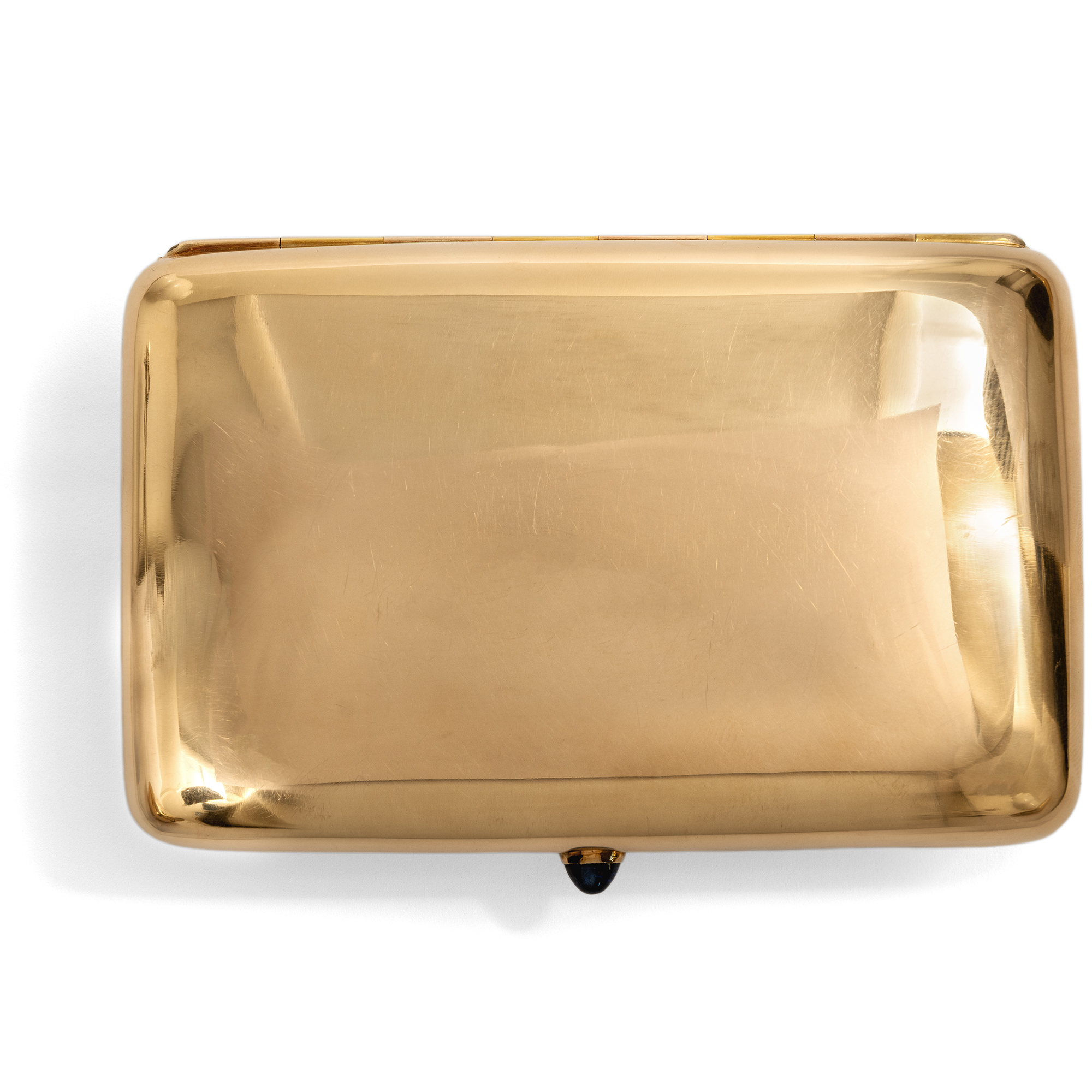 Kostbares Zigarettenetui aus Gold mit Initialen „G.S.“, St. Petersburg um 1890 Kostbares Zigarettenetui aus Gold mit Initialen „G.S.“, St. Petersburg um 1890