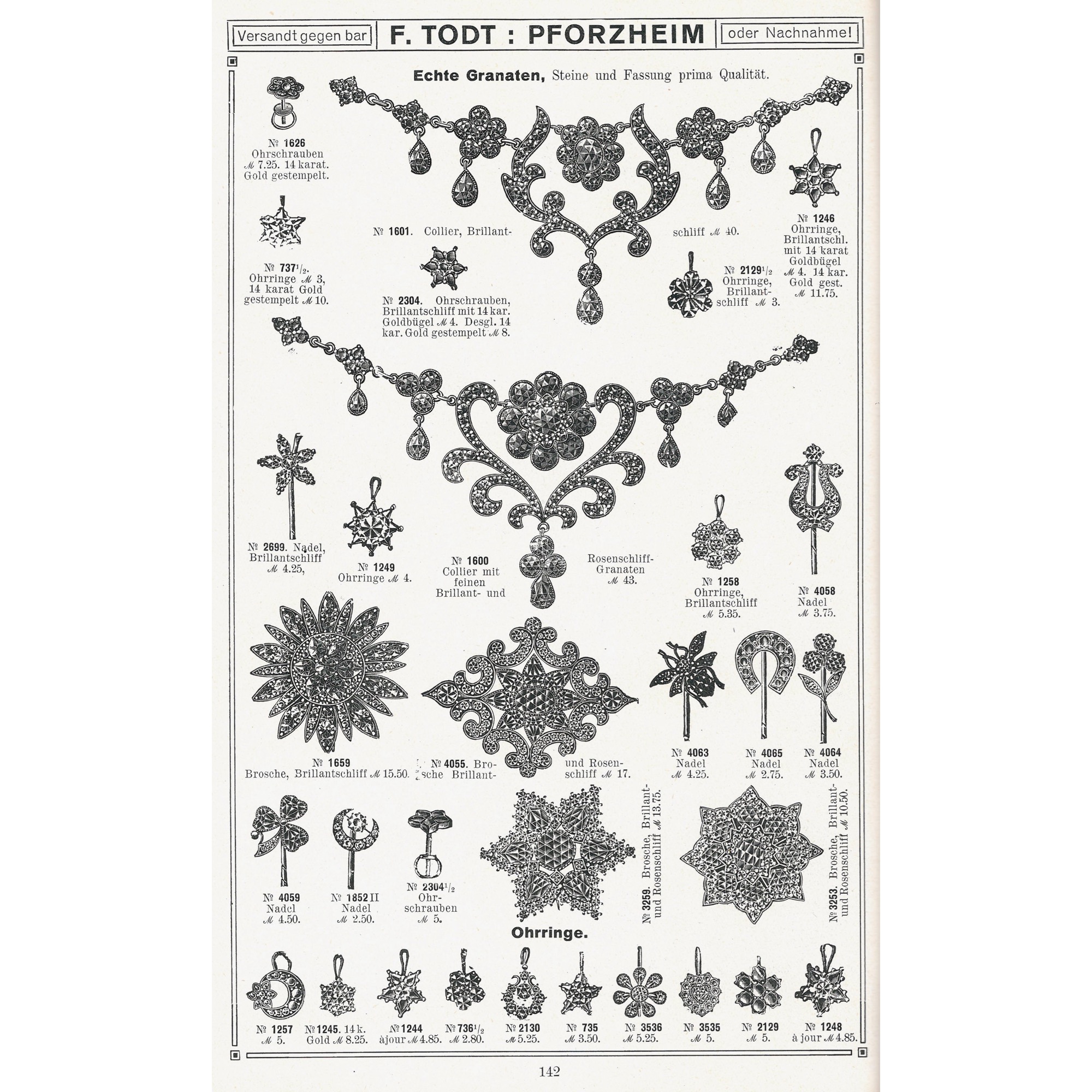 Prachtvolles Collier aus Granaten in vergoldetem Tombak, um 1910 Prachtvolles Collier aus Granaten in vergoldetem Tombak, um 1910