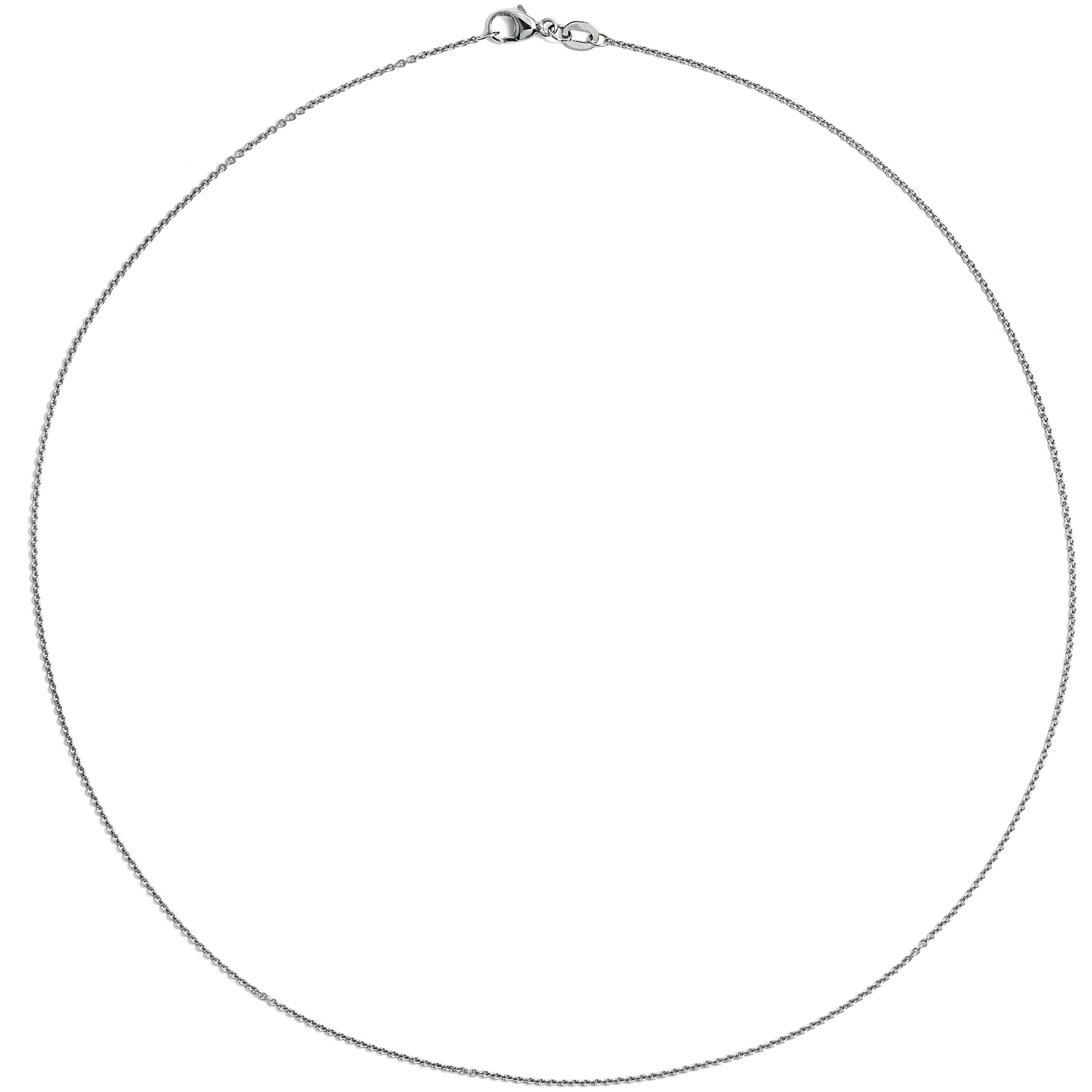 Neu angefertigte Ankerkette aus Platin, 45,0 cm lang, mit Karabinerschließe Neu angefertigte Ankerkette aus Platin, 45,0 cm lang, mit Karabinerschließe