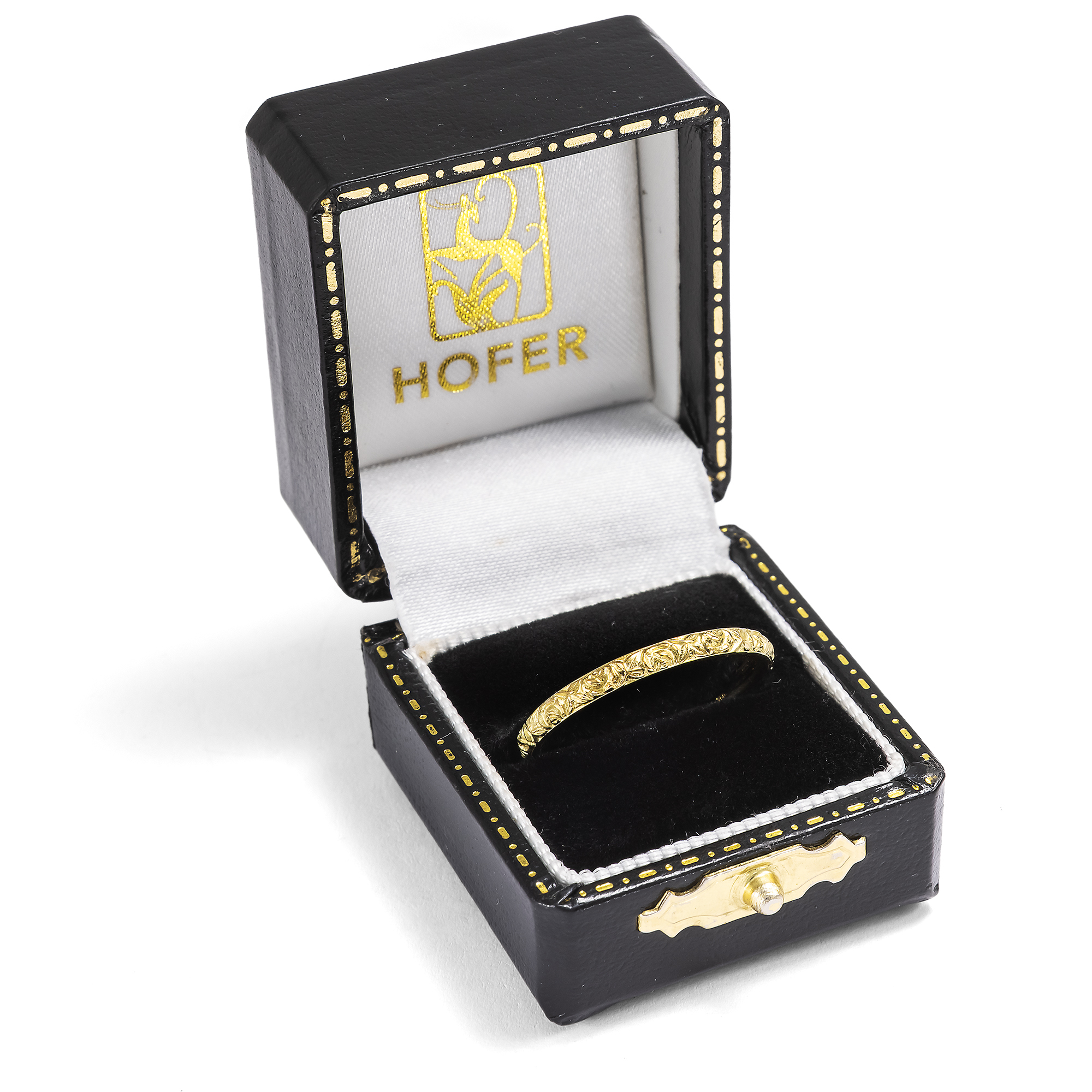 Schmaler Ring aus hochkarätigem Gold aus unserer Werkstatt Schmaler Ring aus hochkarätigem Gold aus unserer Werkstatt