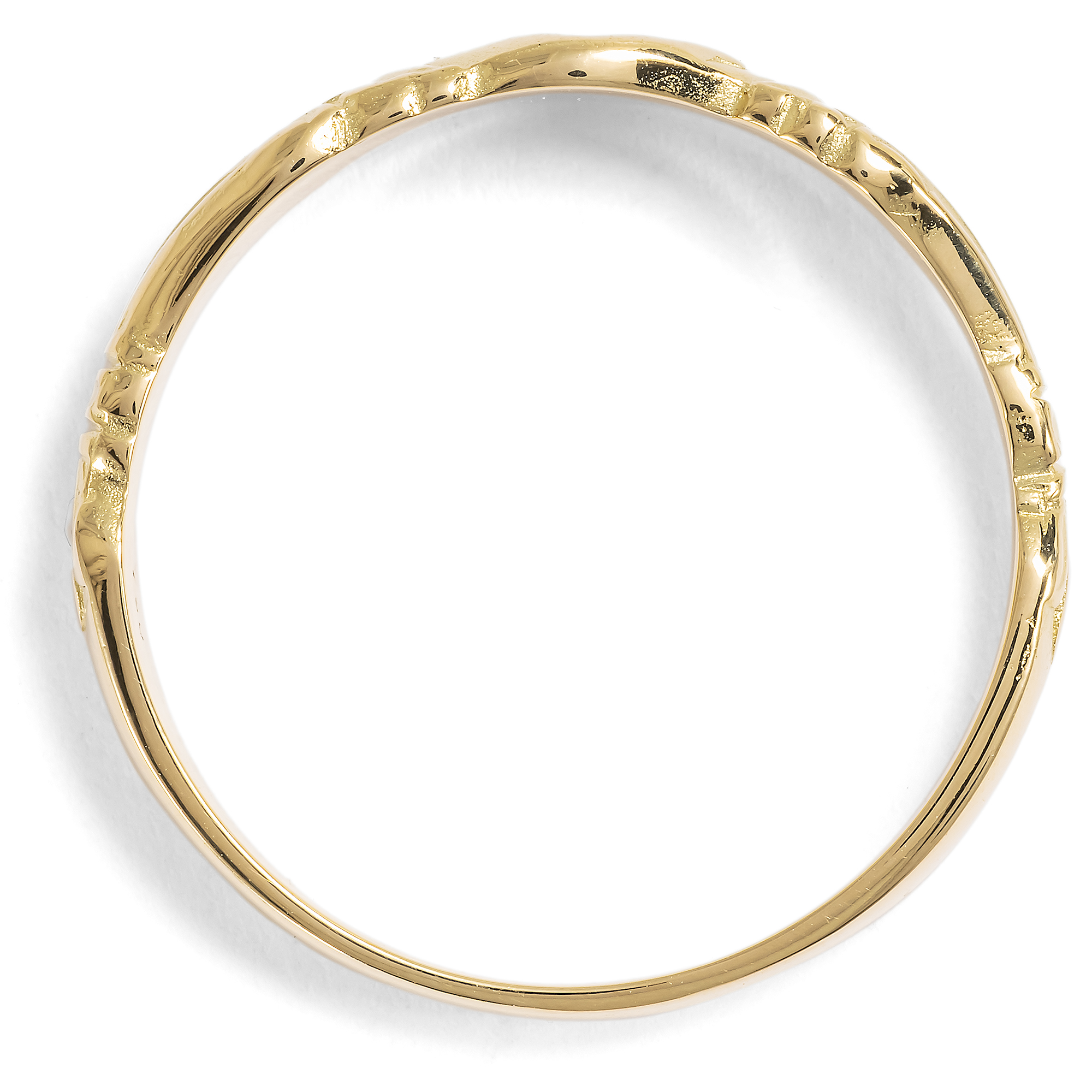 Romantischer Ring aus hochkarätigem Gelbgold aus unserer Werkstatt Romantischer Ring aus hochkarätigem Gelbgold aus unserer Werkstatt