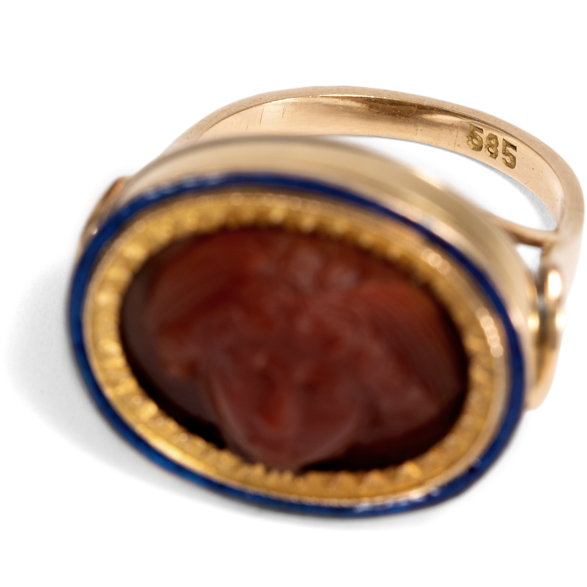 Three-Dimensional Cameo of Medusa as a Gold Ring, c. 1820 & later Three-Dimensional Cameo of Medusa as a Gold Ring, c. 1820 & later