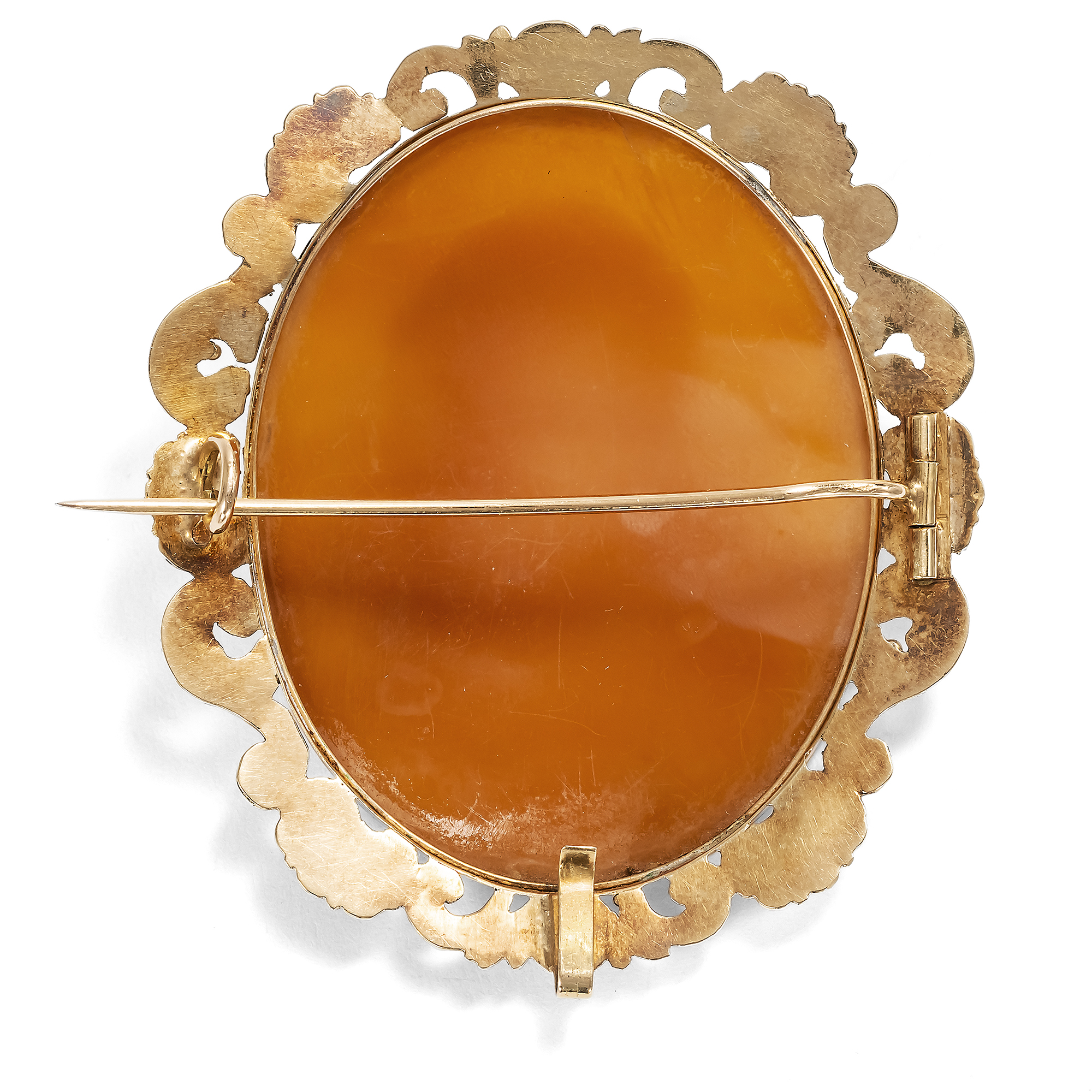 Antique Cameo Demi-Parure of Day-and-Night-Earrings and a Brooch, Strasbourg, c. 1840 Antique Cameo Demi-Parure of Day-and-Night-Earrings and a Brooch, Strasbourg, c. 1840