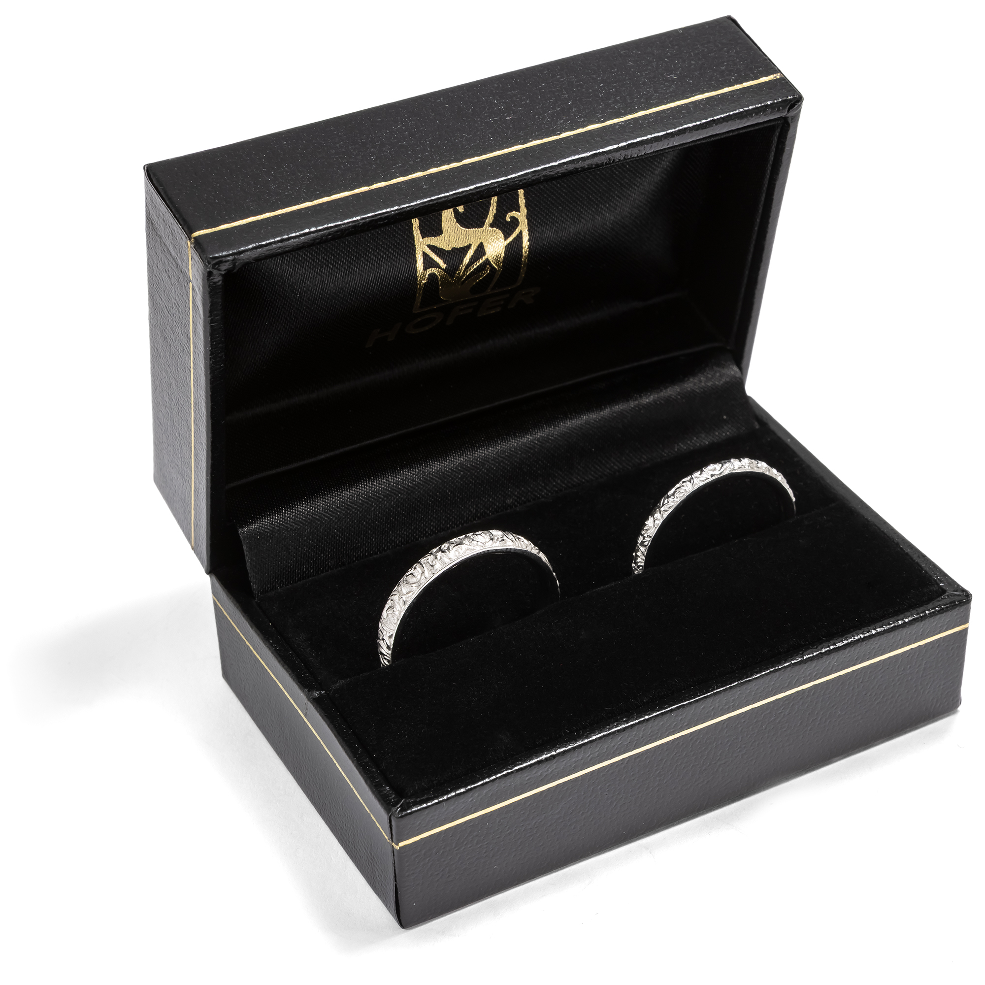 Romantic Platinum Wedding Bands from Our Workshop Romantic Platinum Wedding Bands from Our Workshop