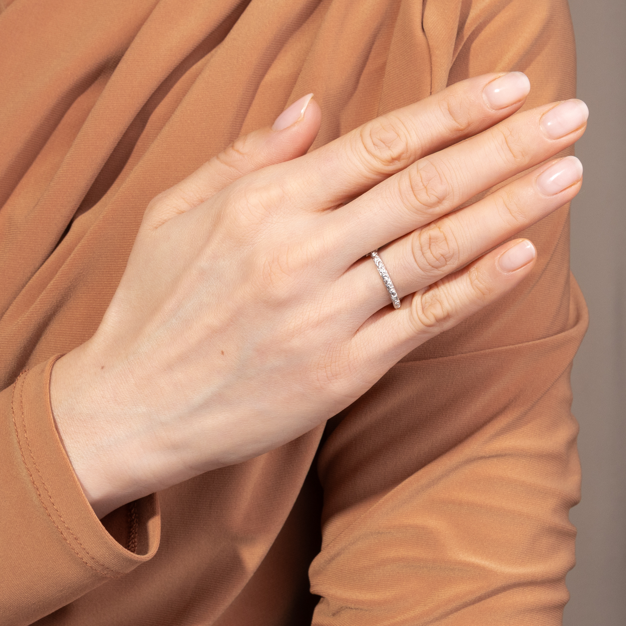 Romantic Platinum Wedding Bands from Our Workshop Romantic Platinum Wedding Bands from Our Workshop