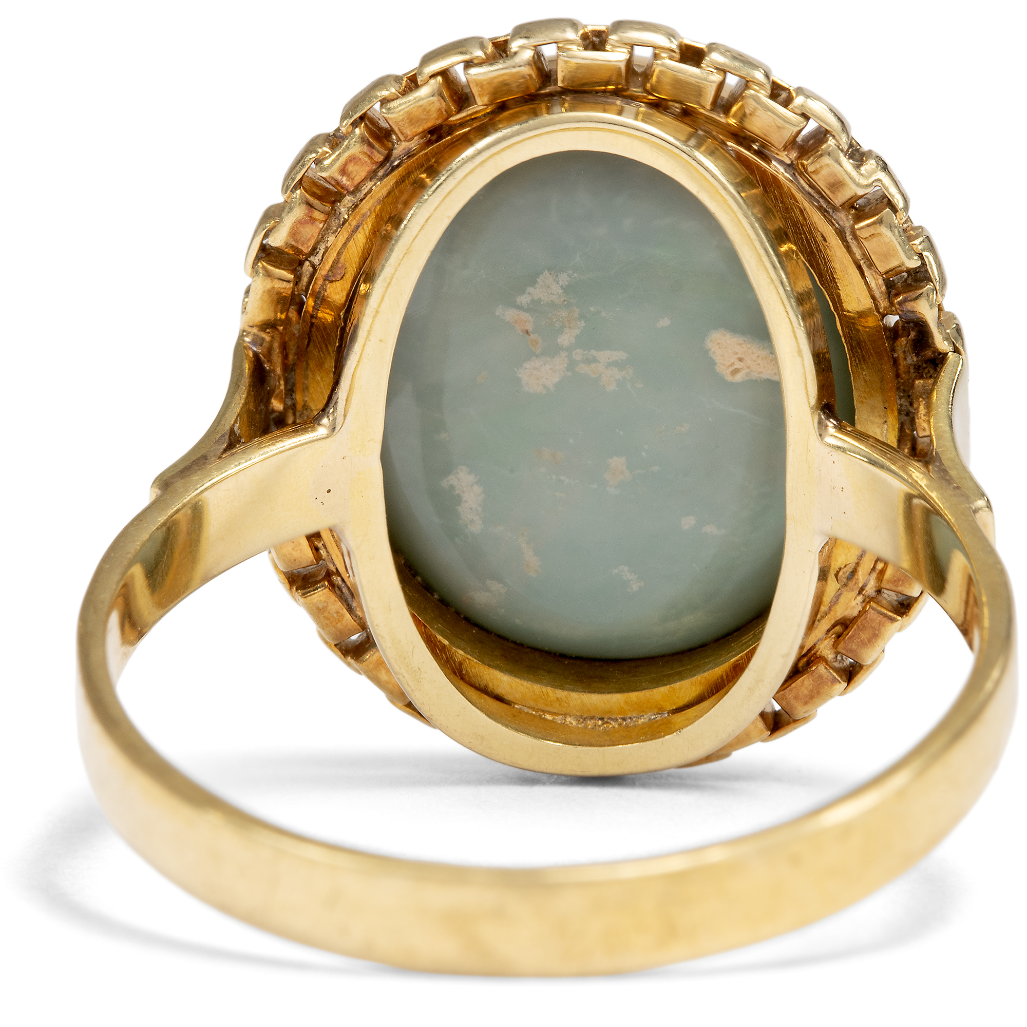 Vintage Statement Ring with Opal Doublet, Dutch, c. 1965 Vintage Statement Ring with Opal Doublet, Dutch, c. 1965