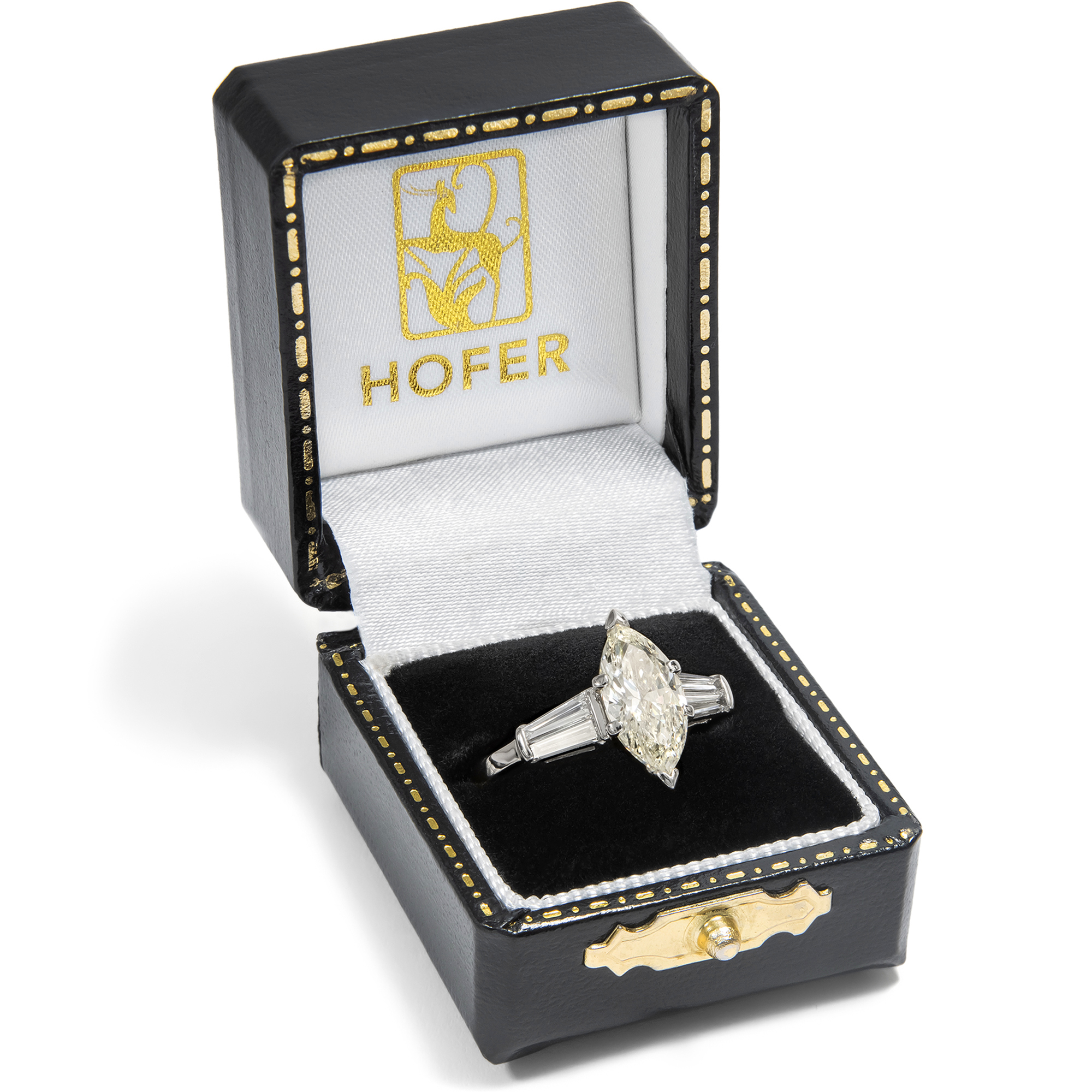 Vintage Ring mit 2,01 ct Marquise-Diamant aus New York, 2017 Vintage Ring mit 2,01 ct Marquise-Diamant aus New York, 2017
