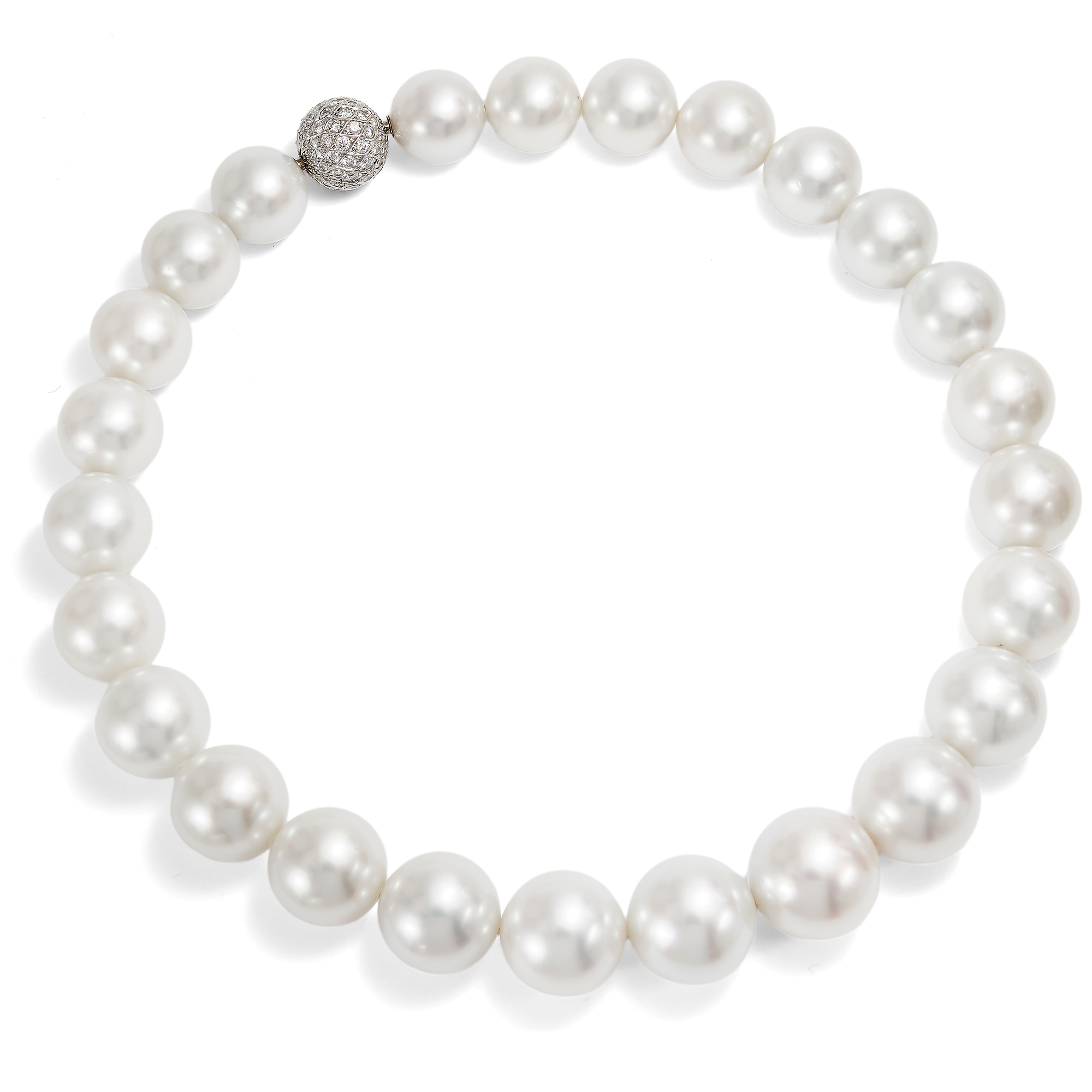 Exzeptionelles „Collier Princesse“ aus Südseeperlen von Günther Krauss, Stuttgart, um 2000 Exzeptionelles „Collier Princesse“ aus Südseeperlen von Günther Krauss, Stuttgart, um 2000