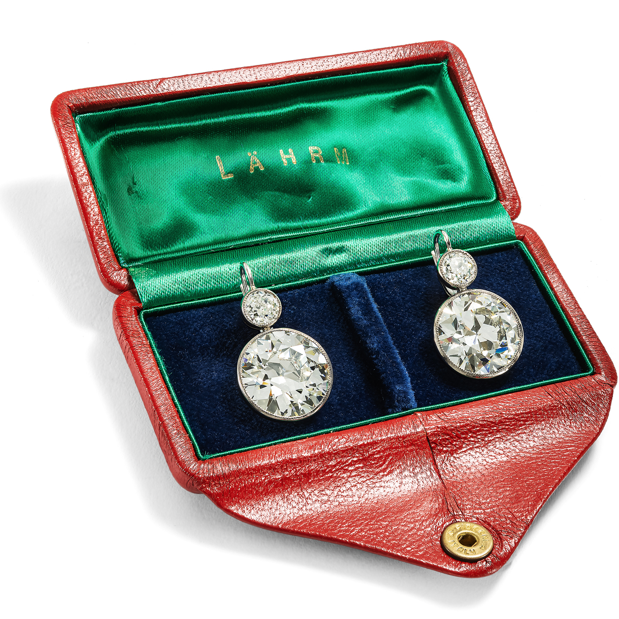 Außergewöhnliche Ohrhänger mit historischen Diamanten im Altschliff, Gerhard Lährm, Salzburg Außergewöhnliche Ohrhänger mit historischen Diamanten im Altschliff, Gerhard Lährm, Salzburg