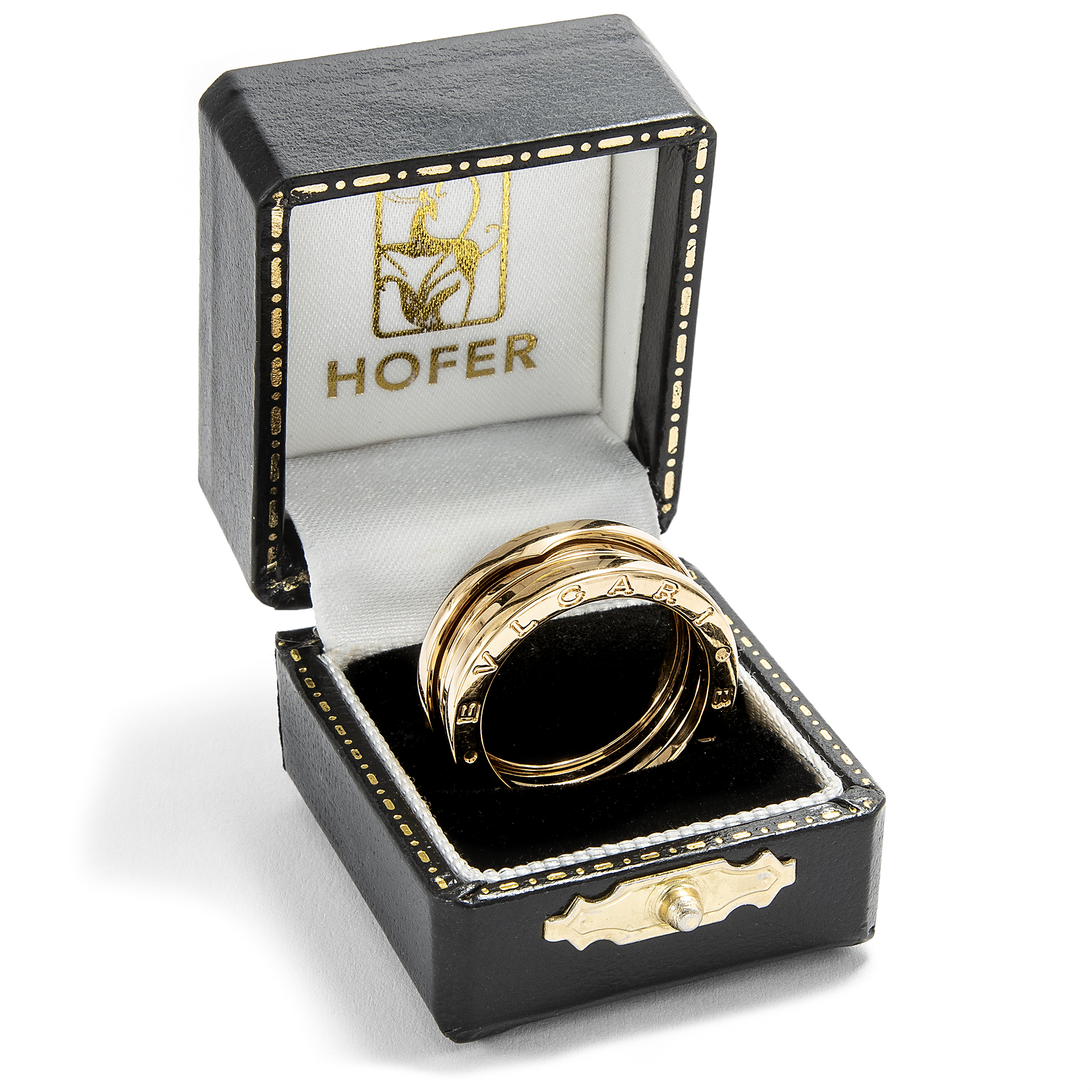 Mittelbreiter vintage Ring von BVLGARI aus Gelbgold, RW 57, um 2010 Mittelbreiter vintage Ring von BVLGARI aus Gelbgold, RW 57, um 2010