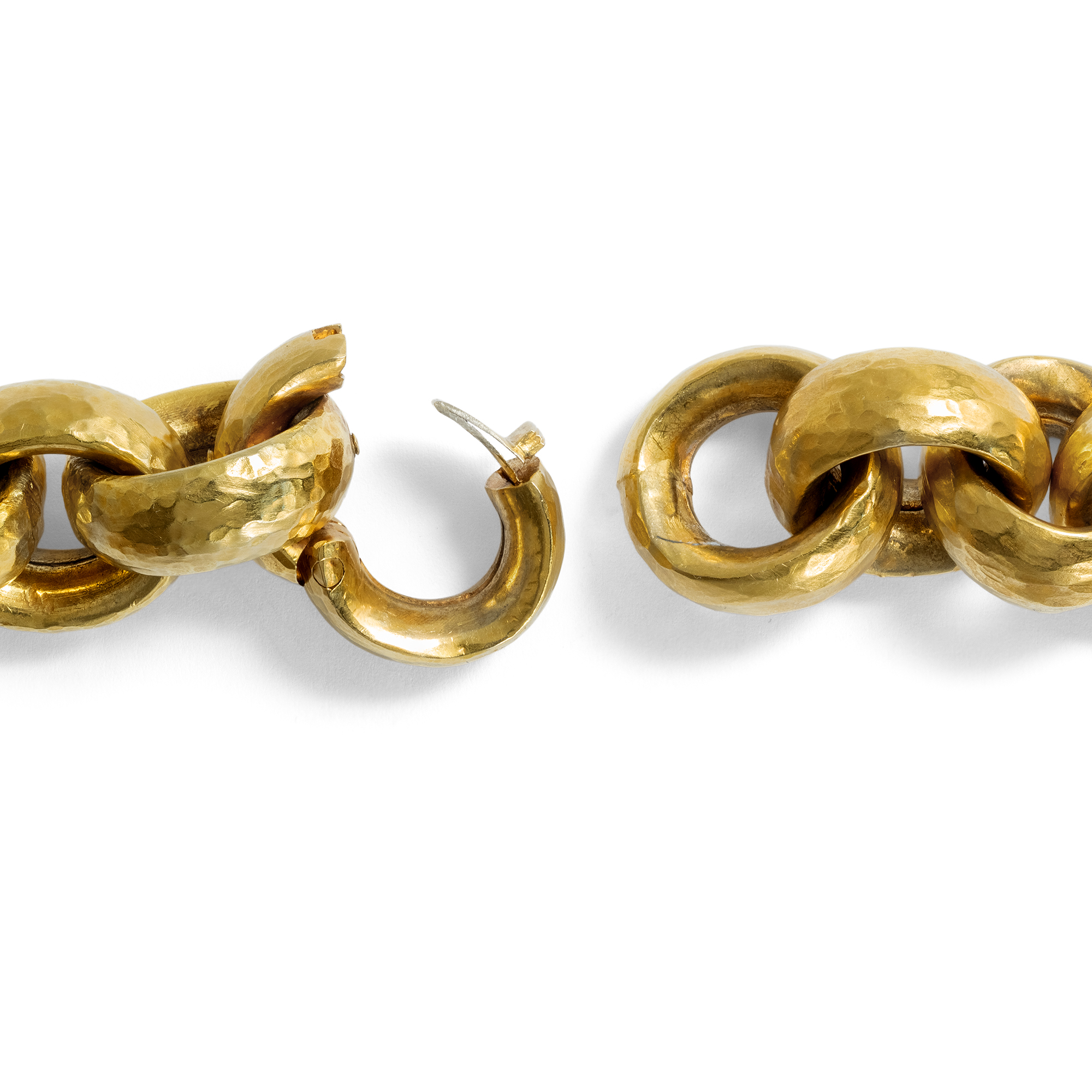 Fabelhafte, wandelbare Kette mit Armbändern aus 936 Gramm 18-karätigem Gold, um 1985 Fabelhafte, wandelbare Kette mit Armbändern aus 936 Gramm 18-karätigem Gold, um 1985