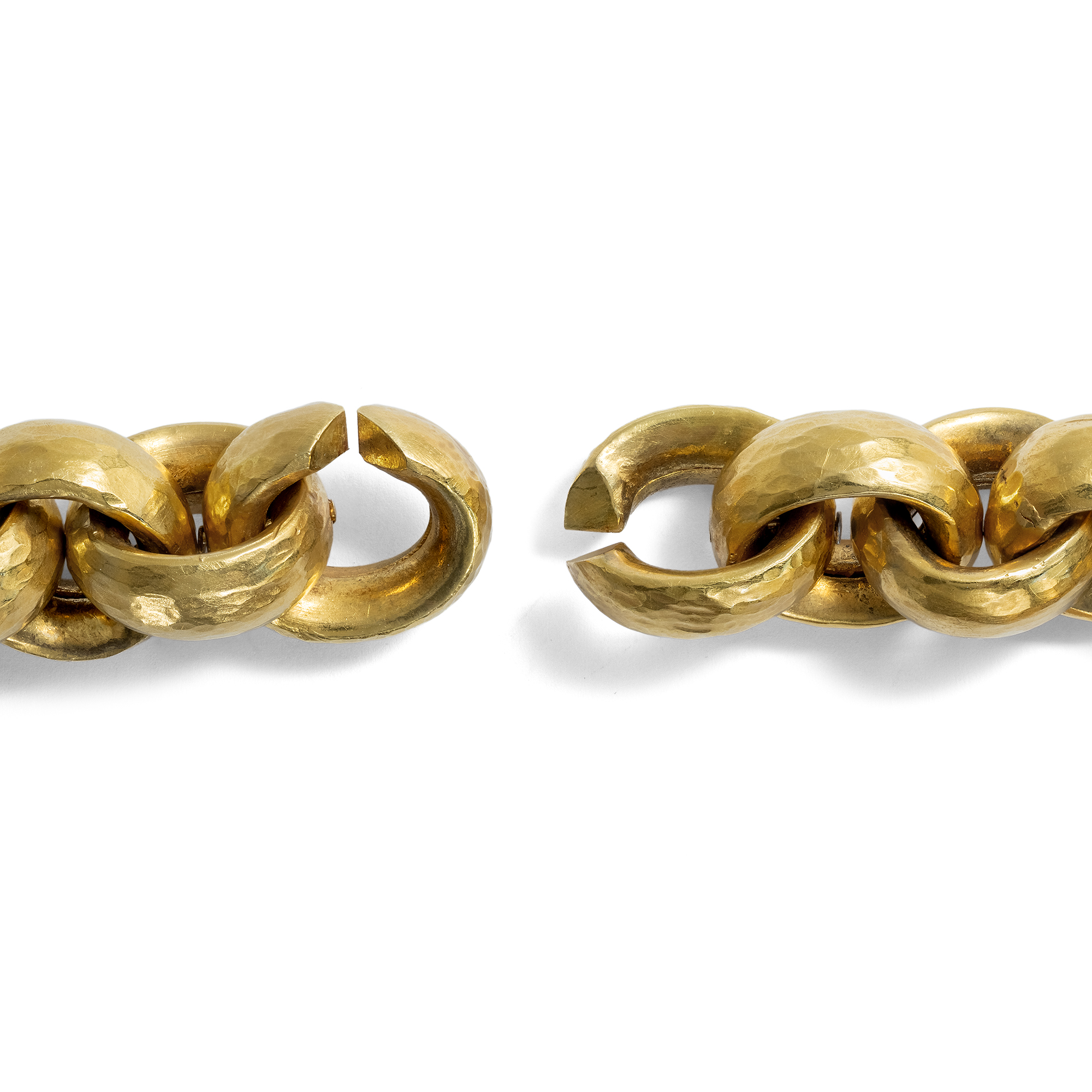 Fabelhafte, wandelbare Kette mit Armbändern aus 936 Gramm 18-karätigem Gold, um 1985 Fabelhafte, wandelbare Kette mit Armbändern aus 936 Gramm 18-karätigem Gold, um 1985