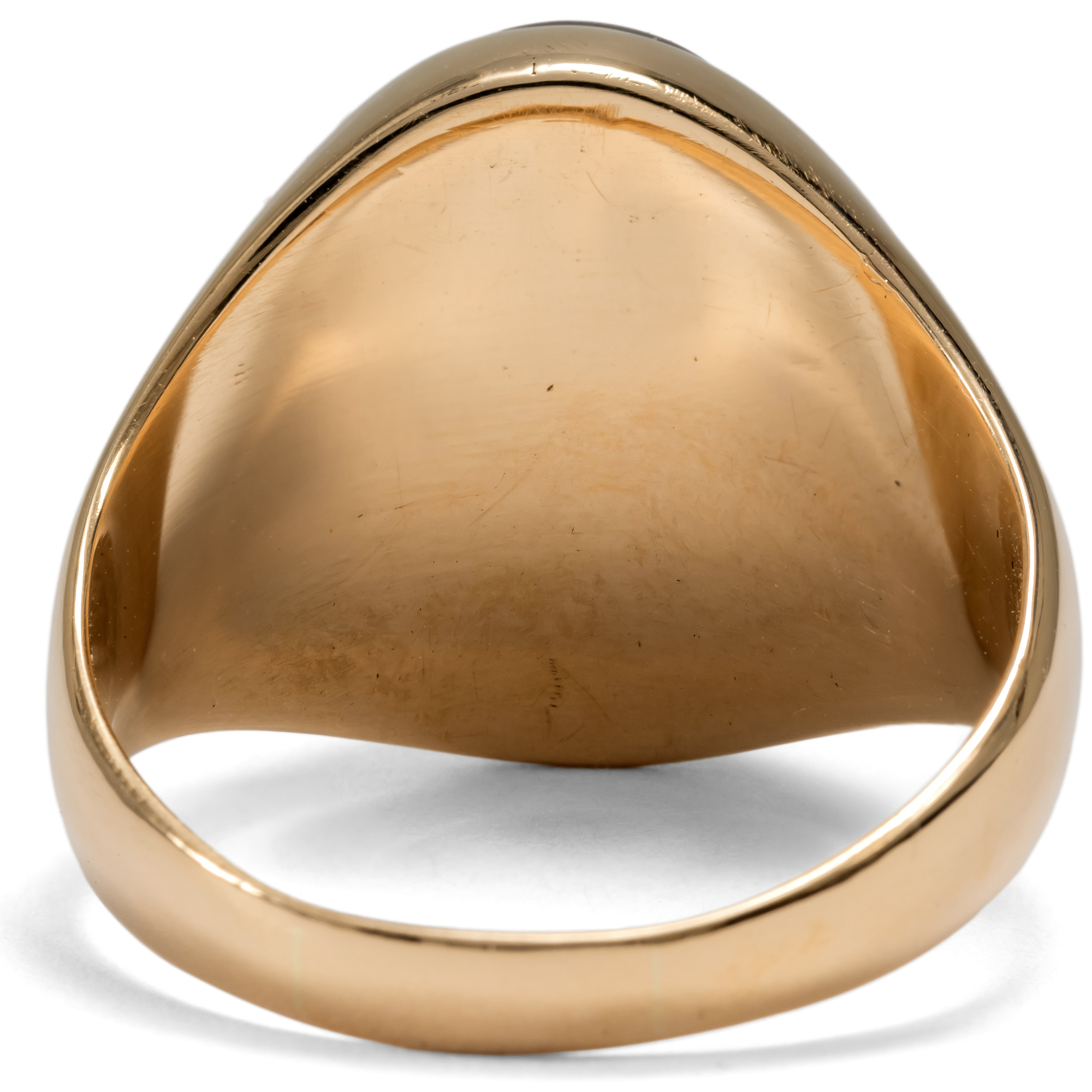 Antiker Ring mit rotem Granat in Gold, wohl USA, um 1890 Antiker Ring mit rotem Granat in Gold, wohl USA, um 1890