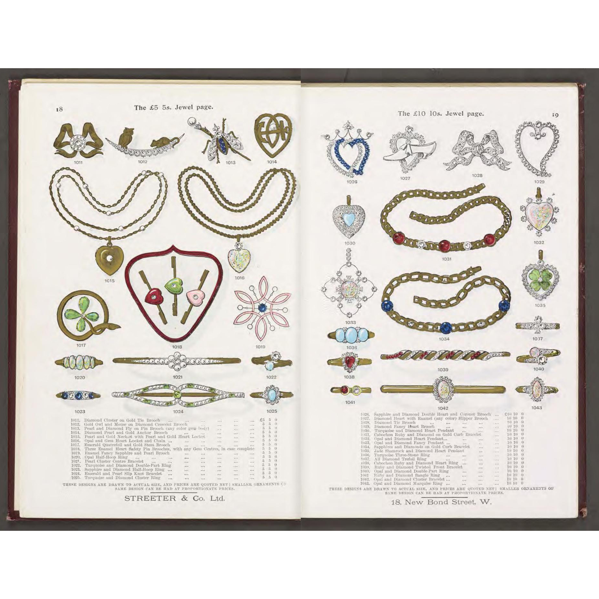 Romantische Brosche mit Diamanten in Silber auf Gold, um 1895 Romantische Brosche mit Diamanten in Silber auf Gold, um 1895
