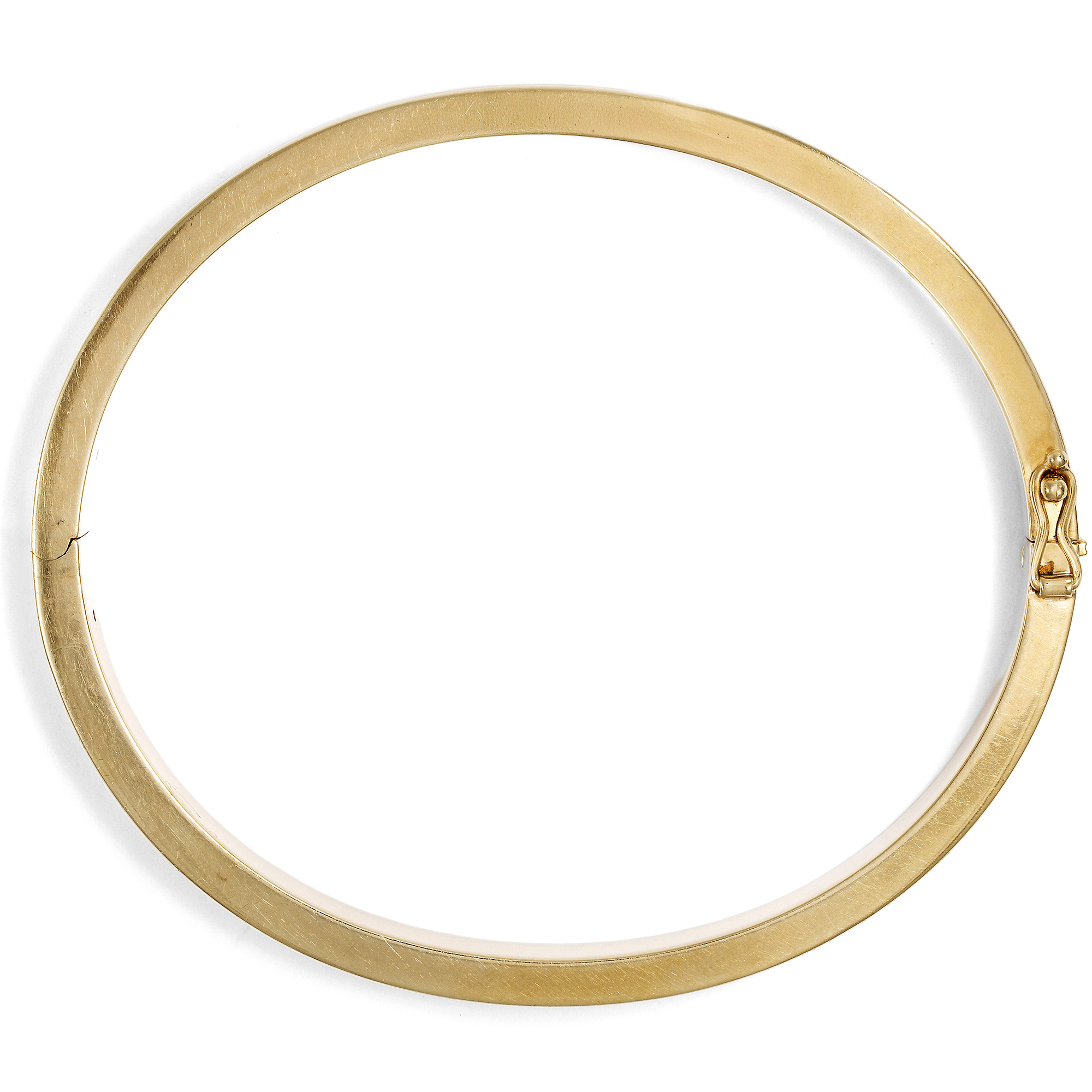 Schöner vintage Armreif aus Gelbgold, wohl Pforzheim, um 1960 Schöner vintage Armreif aus Gelbgold, wohl Pforzheim, um 1960