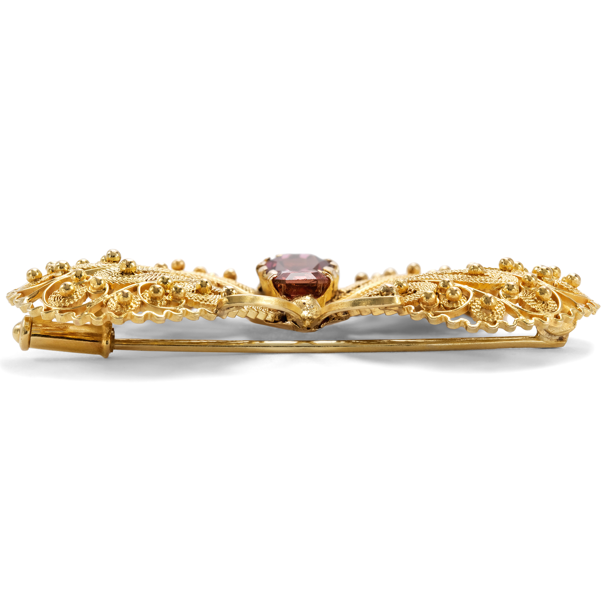 Vintage Butterfly Brooch in Gold & Tourmalines, c. 1950 Vintage Butterfly Brooch in Gold & Tourmalines, c. 1950