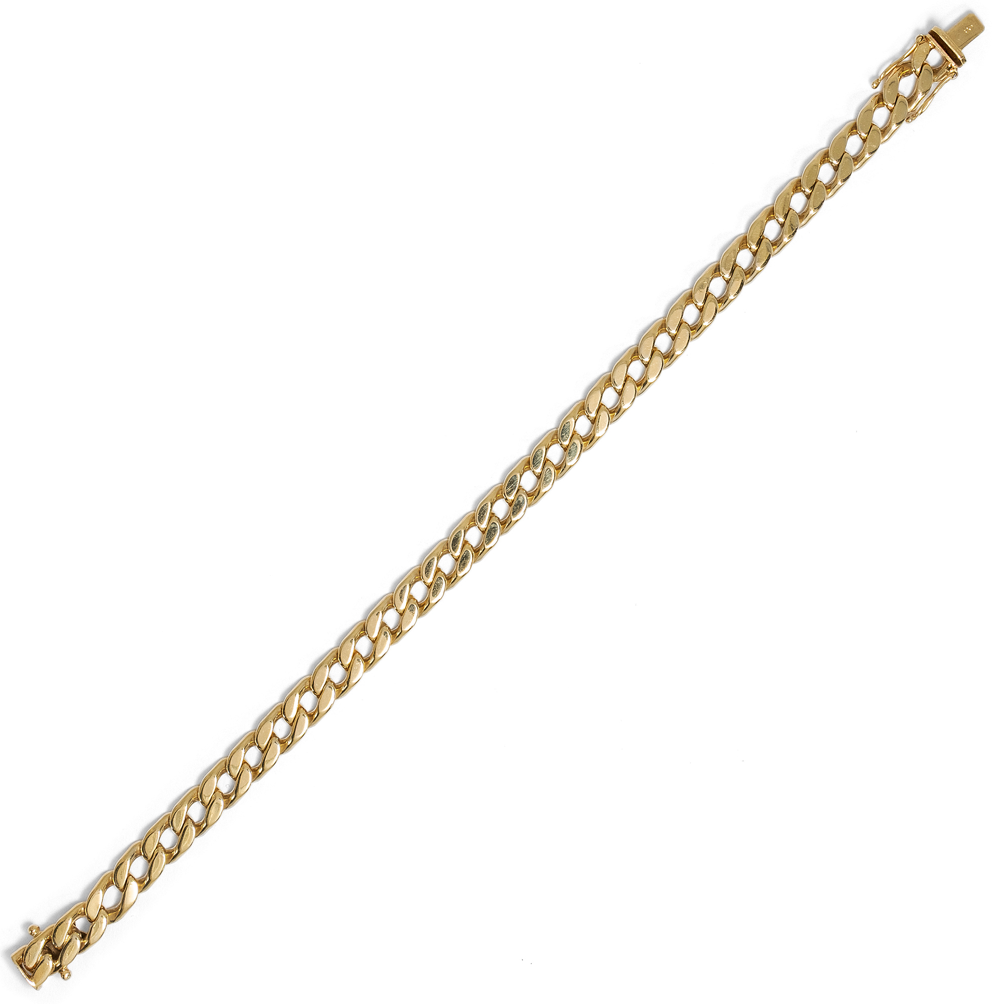 Zeitloses Armband im Panzermuster aus Gold, Louis Fiessler, Pforzheim um 1980 Zeitloses Armband im Panzermuster aus Gold, Louis Fiessler, Pforzheim um 1980