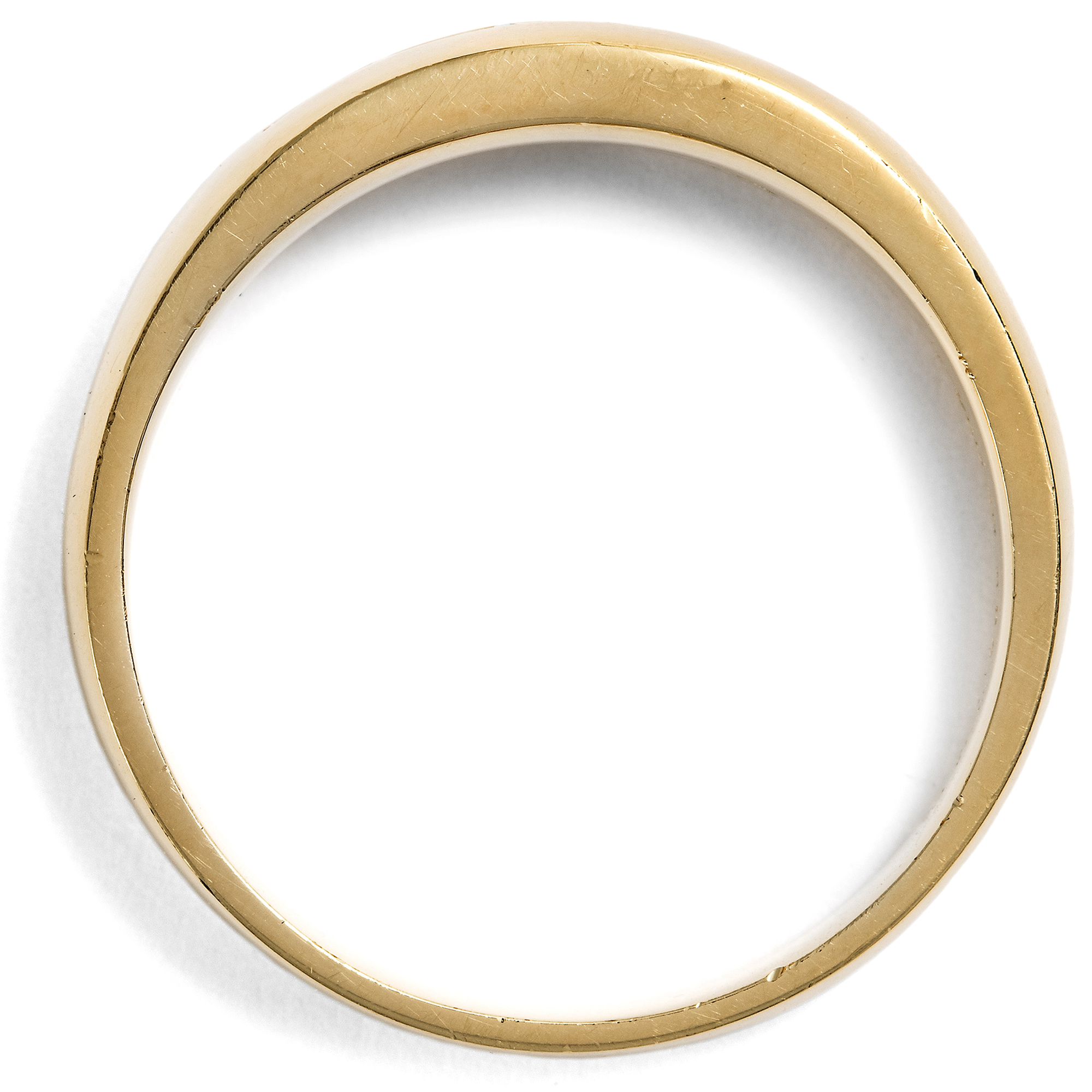 Markanter Ring aus hochkarätigem Gold mit Diamanten, Pforzheim um 2000 Markanter Ring aus hochkarätigem Gold mit Diamanten, Pforzheim um 2000