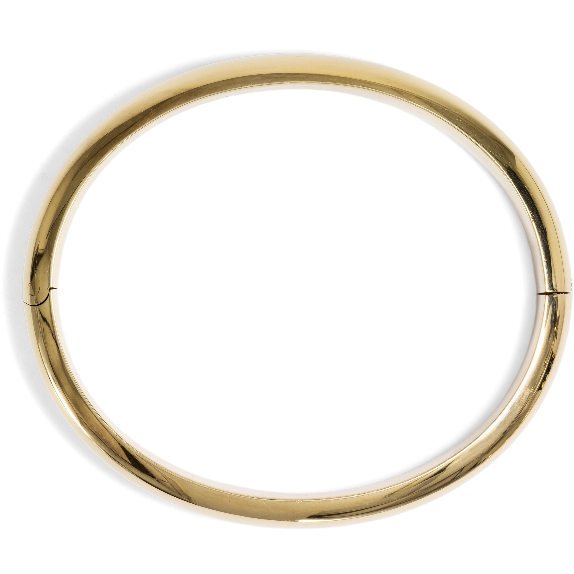Zeitloser vintage Armreif aus Gelbgold, um 1980 Zeitloser vintage Armreif aus Gelbgold, um 1980