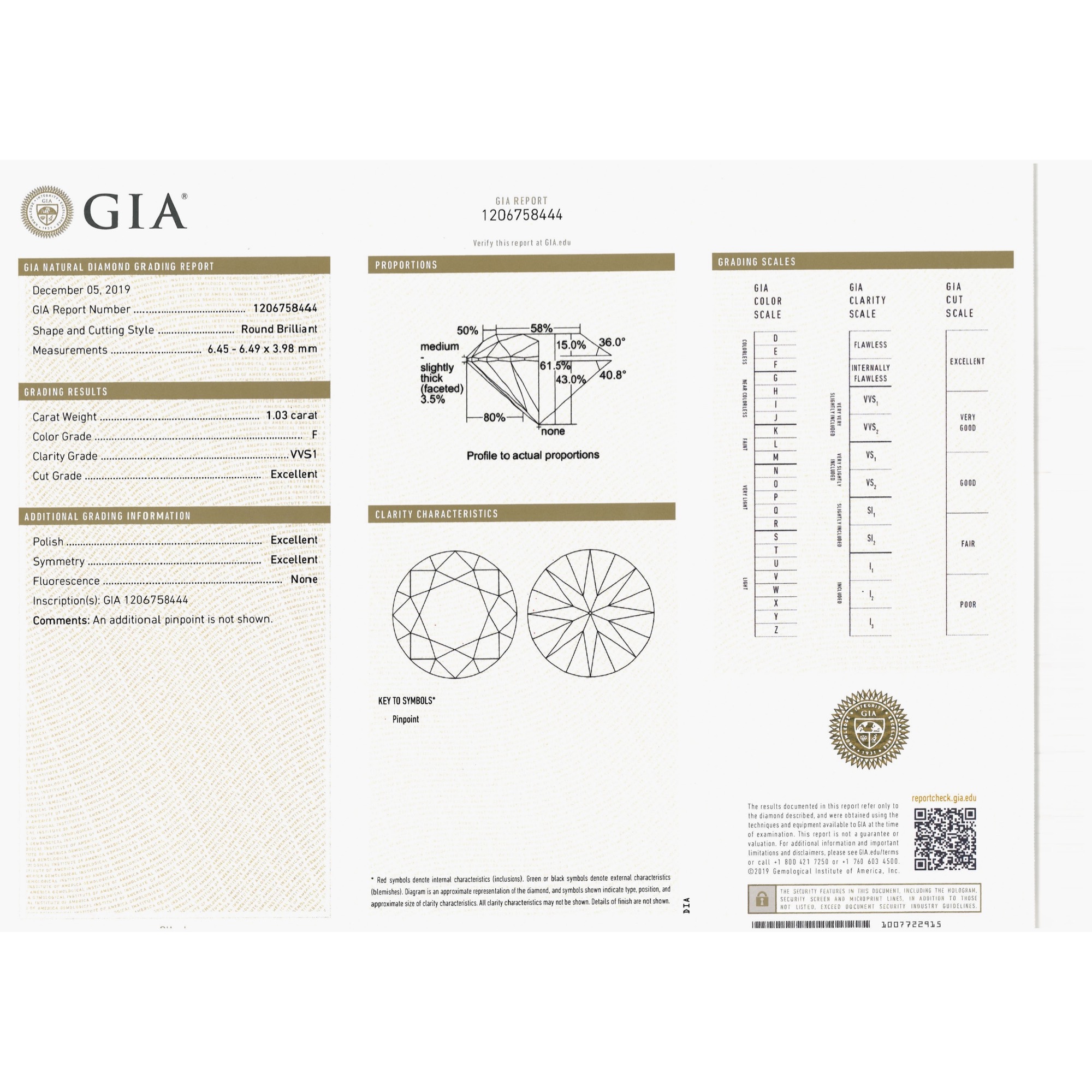 Klassischer Verlobungsring mit 1,03 ct Brillant (F, VVS1) in Gelbgold, aus unserer Werkstatt Klassischer Verlobungsring mit 1,03 ct Brillant (F, VVS1) in Gelbgold, aus unserer Werkstatt
