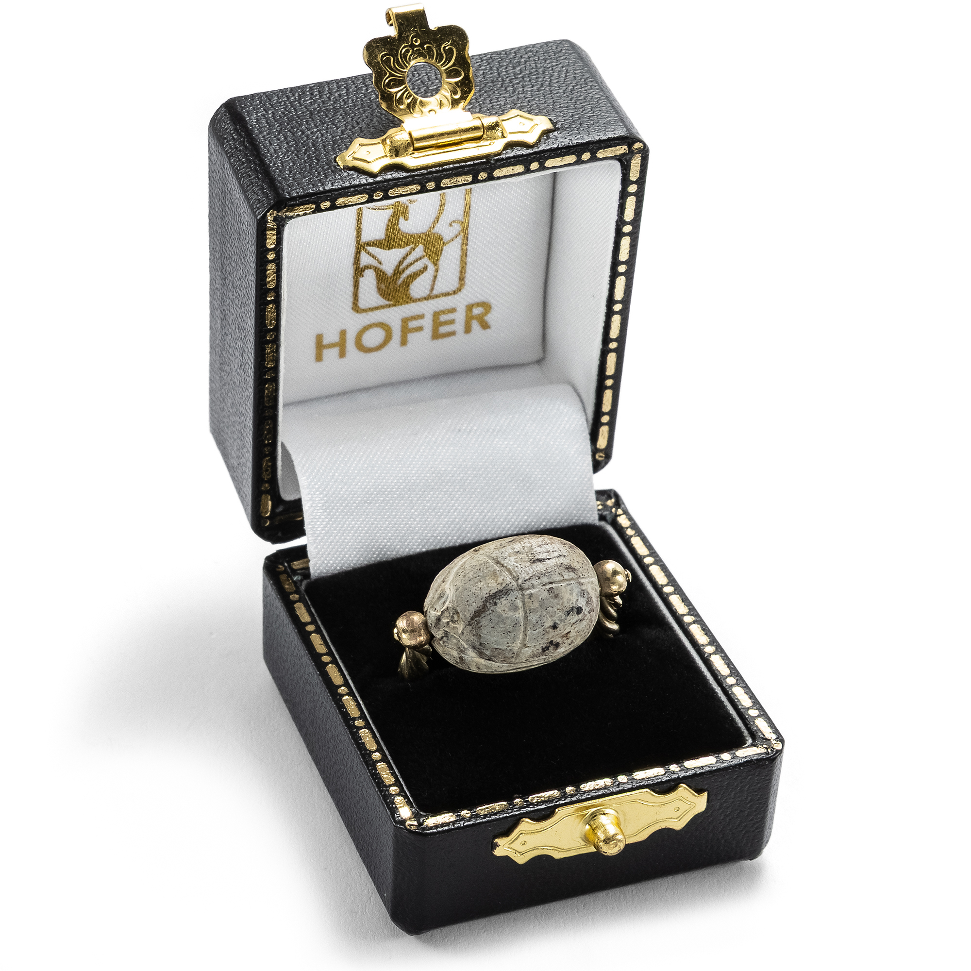 Ring mit altägyptischem Skarabäus in Gold, 1. Hälfte des 20, Jhdts. Ring mit altägyptischem Skarabäus in Gold, 1. Hälfte des 20, Jhdts.