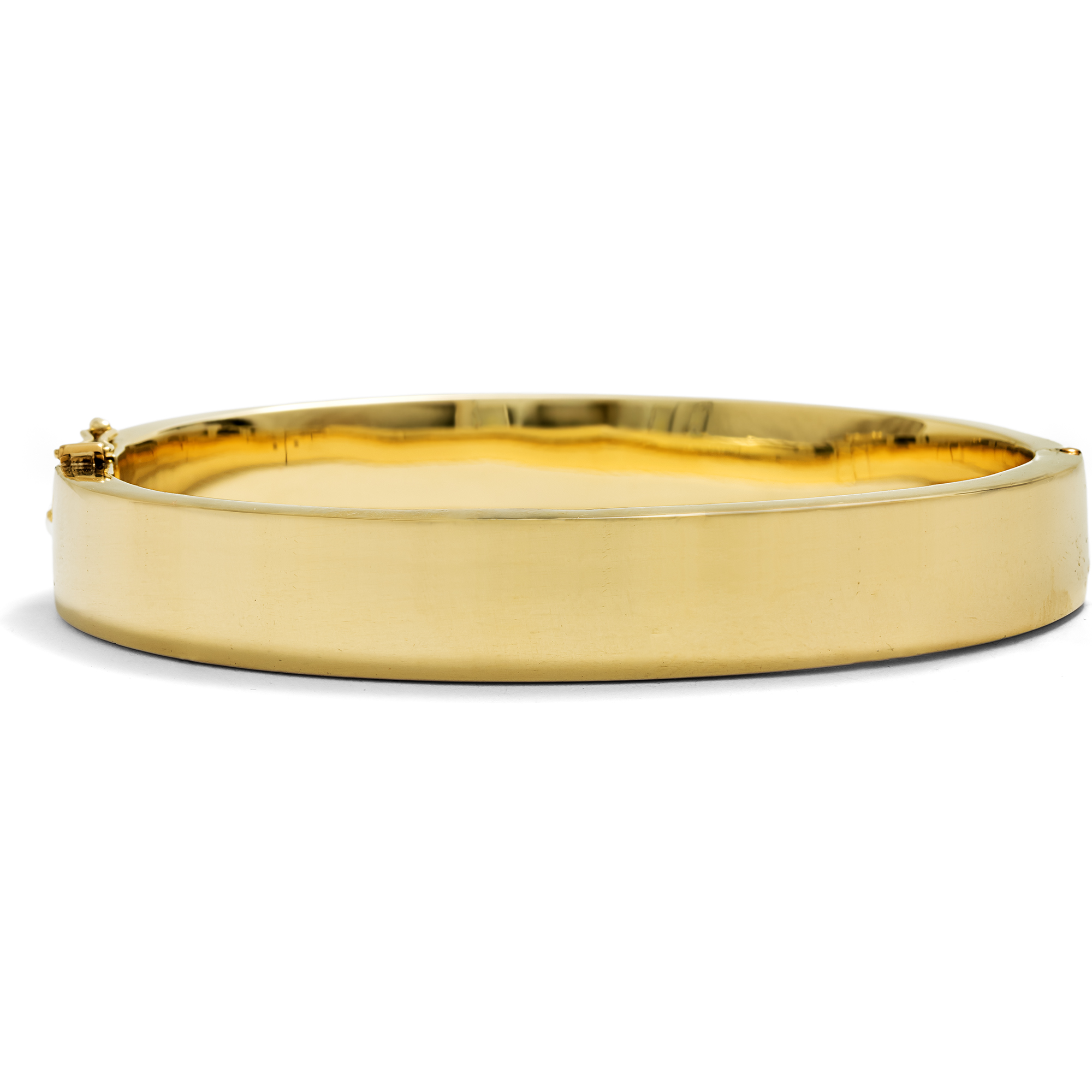 Zeitloser Armreif aus Gold von Louis Fiessler, Pforzheim um 1960 Zeitloser Armreif aus Gold von Louis Fiessler, Pforzheim um 1960