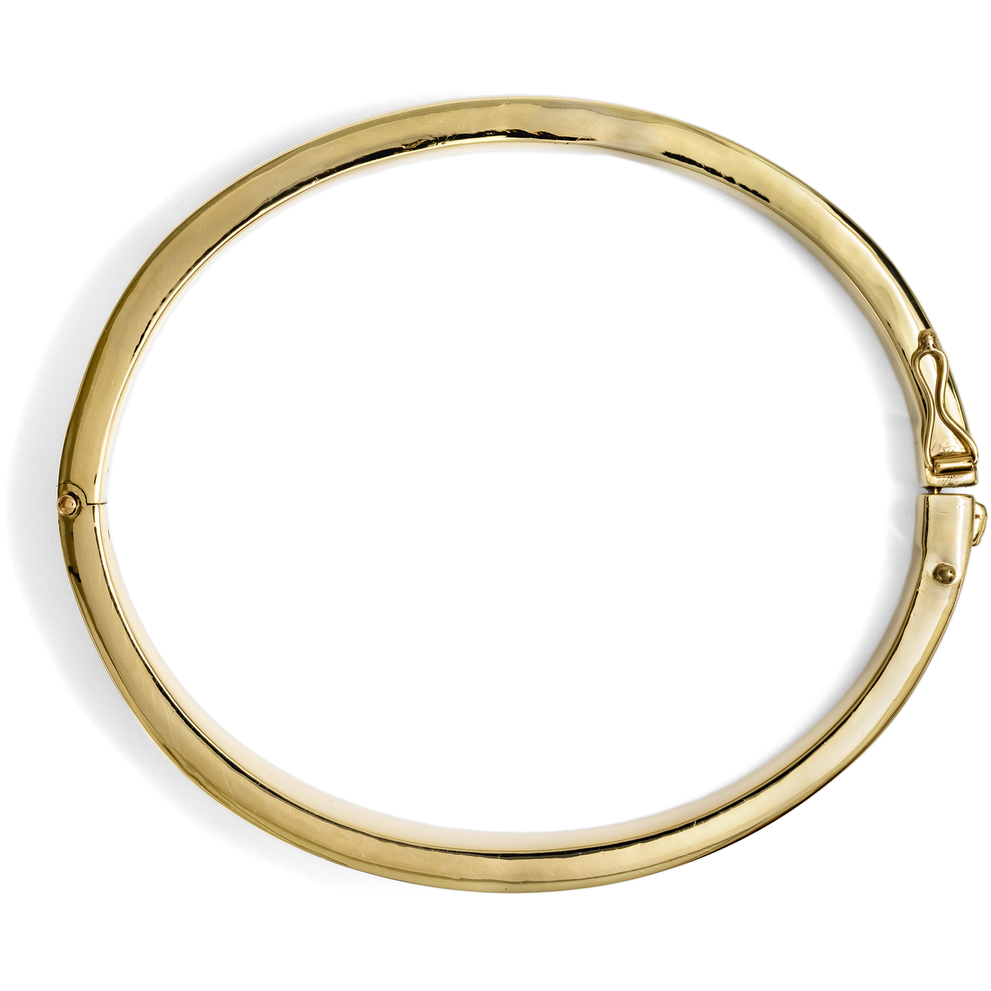 Zeitloser Armreif aus Gold von Louis Fiessler, Pforzheim um 1960 Zeitloser Armreif aus Gold von Louis Fiessler, Pforzheim um 1960